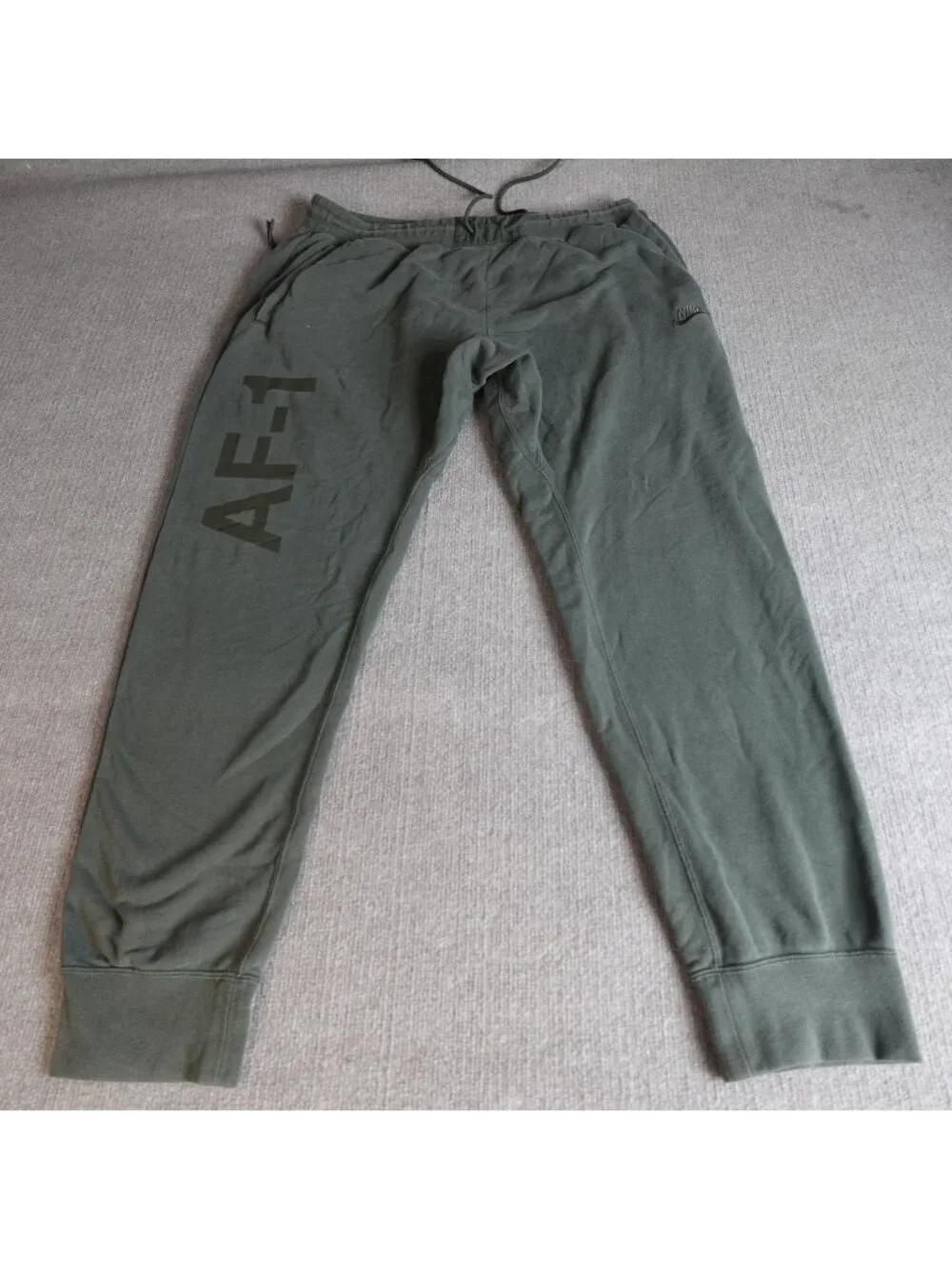 Nike Mans Pants 2XL Green Jogger Drawstring AF-1 925444